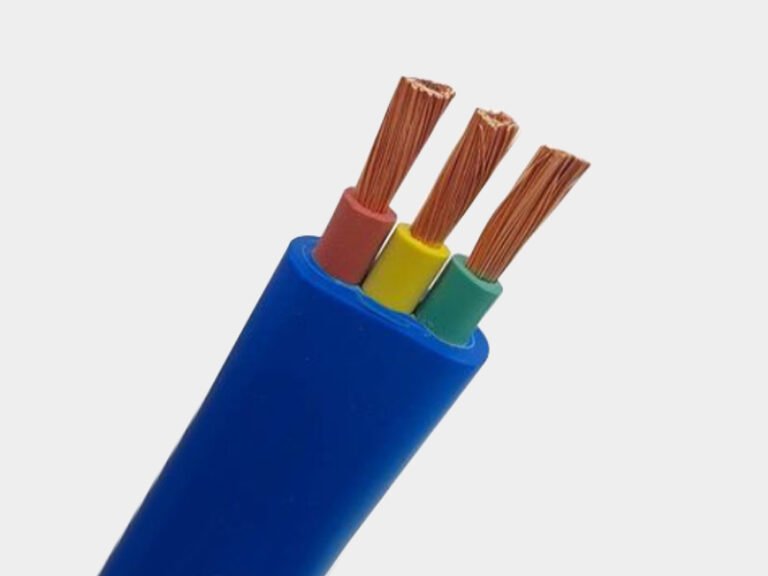 JHSB Sheathed Submersible Pump Cable, Heavy-Duty Water Resistant Submersible Motor Cable for Deep Well Application