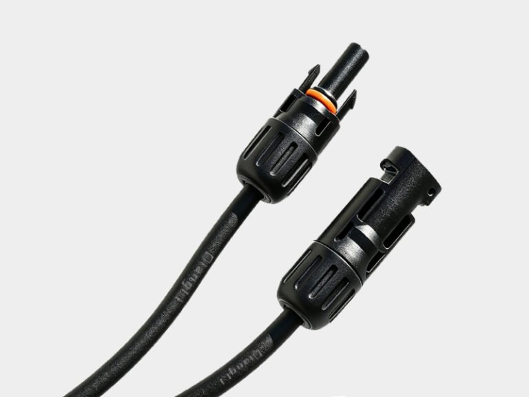 Factory pre-crimped MC4 solar extension cable, IP68 waterproof PV jumper wire, customized length & gauge, eliminate on-site crimping error for solar farm installation