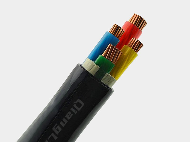 ZR-YJV flame retardant power cable cross section, multi-core copper conductor, PVC insulation, outer sheath for building wiring and underground power distribution